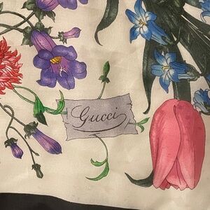 Gucci Floral Scarf